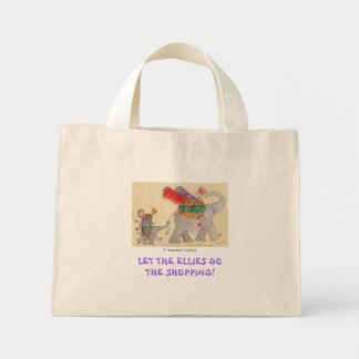 Let the Ellies do the Shopping Mini Tote Bag