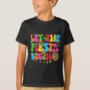 Let The Fiesta Begin Funny Cinco De Mayo Mexican V T-Shirt