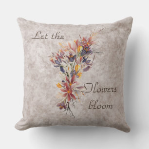 Let the Flowers Bloom Pillow