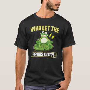 Let The Frogs Out Plague Pesach Passover Cute Grap T-Shirt