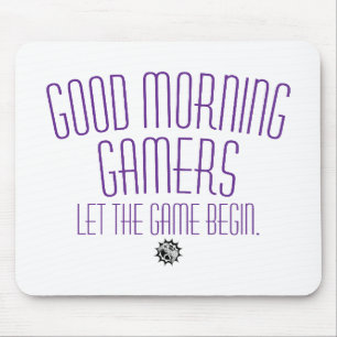 Let The Game Begin Gamer Quote Mouse Mat