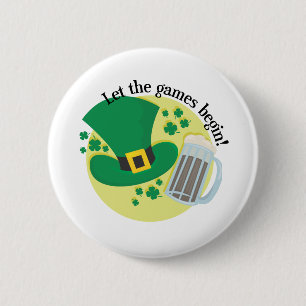 Let the Games Begin! 6 Cm Round Badge