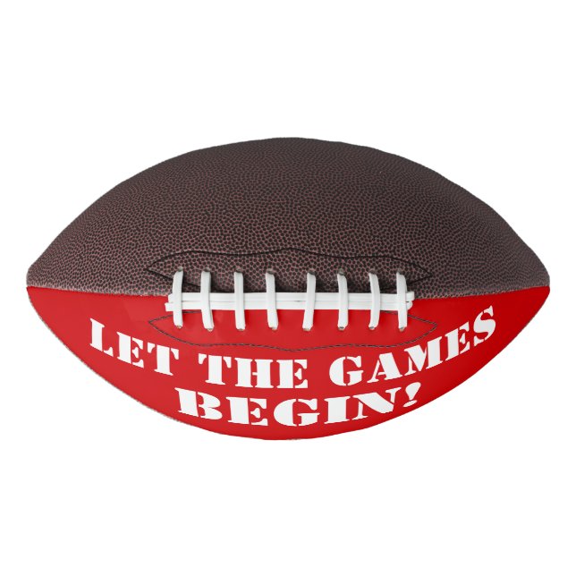 LET THE GAMES BEGIN! AMERICAN FOOTBALL (Front)