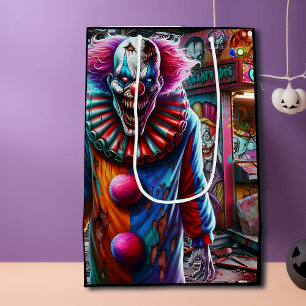 Let the Games Begin   Halloween Party  Medium Gift Bag