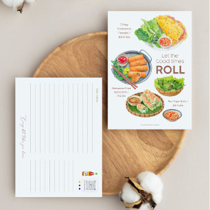 Let The Good Time Rolls Postcard