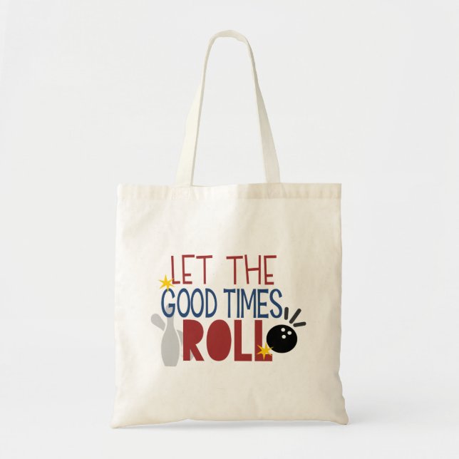 Let the good times game tote bag (Front)