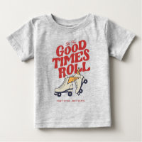LET THE GOOD TIMES ROLL 80s RETRO ROLLER SKATE