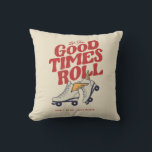 LET THE GOOD TIMES ROLL 80s RETRO ROLLER SKATE Cushion<br><div class="desc">Vintage & fun Roller skate design - Let The Old Time Roll for anyone who loves their Roller Skates. This design is also available on different products including stickers,  mugs,  t-shirts,  phone cases,  and more! To buy this design,  choose your favourite product,  click add and checkout!</div>