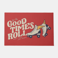 LET THE GOOD TIMES ROLL 80s RETRO ROLLER SKATE