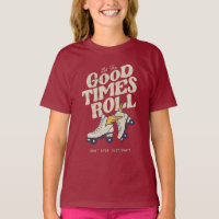 LET THE GOOD TIMES ROLL 80s RETRO ROLLER SKATE