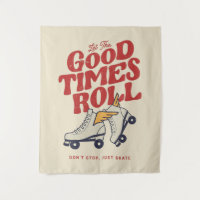 LET THE GOOD TIMES ROLL 80s RETRO ROLLER SKATE