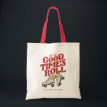 LET THE GOOD TIMES ROLL 80s RETRO ROLLER SKATE Tote Bag<br><div class="desc">Vintage & fun Roller skate design - Let The Old Time Roll for anyone who loves their Roller Skates. This design is also available on different products including stickers,  mugs,  t-shirts,  phone cases,  and more! To buy this design,  choose your favorite product,  click add and checkout!</div>
