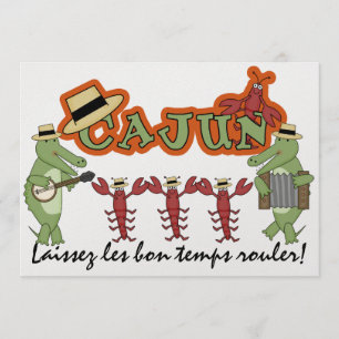 Let the Good Times Roll! Cajun Style! SRF Invitation