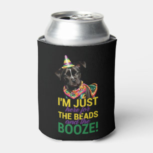 Let The Good Times Roll - Funny Mardi Gras Dogs Can Cooler