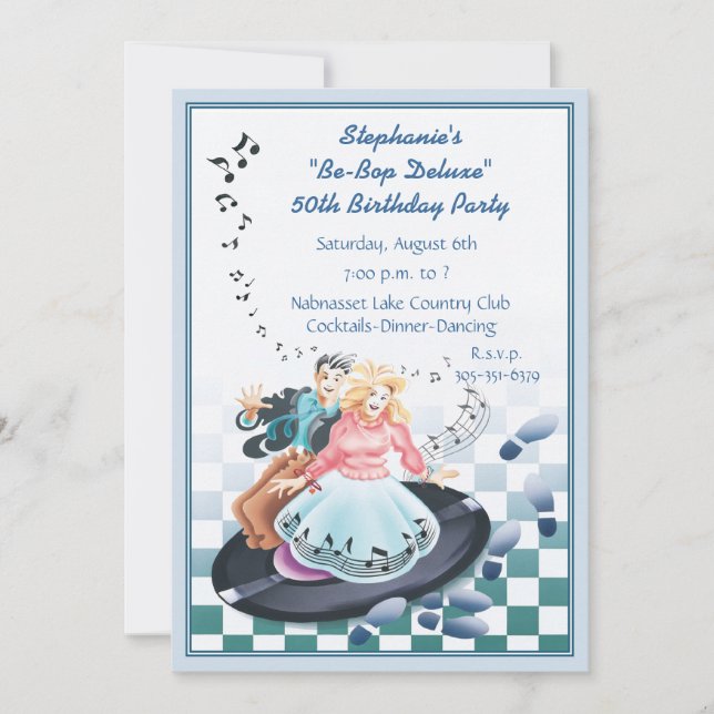 Let The Good Times Roll © Invitation (Front)