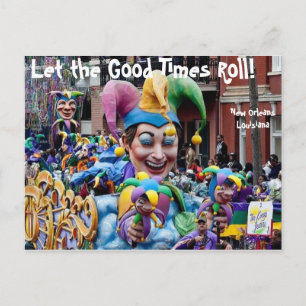 Let the Good Times Roll Postcard