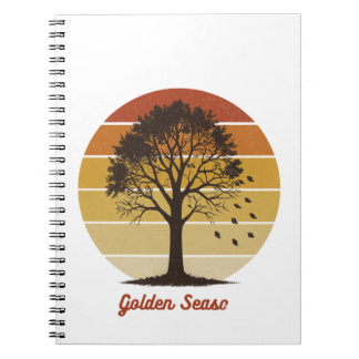 Let the Gourd Times Roll Autumn Design Notebook