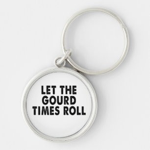 Let the Gourd Times Roll Family Matching Christmas Key Ring