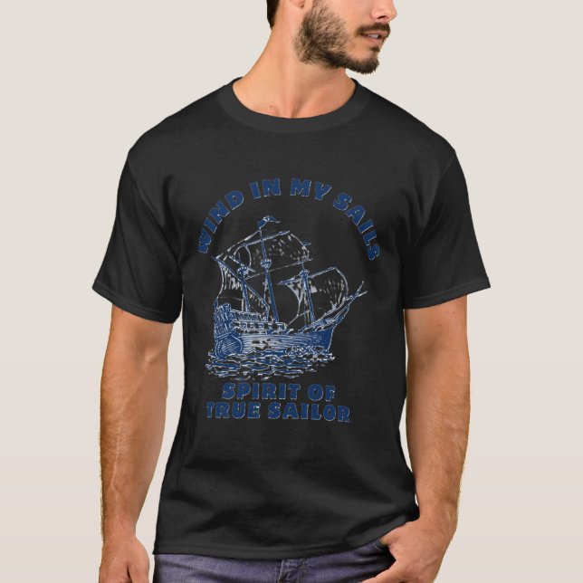 Let the heart be a captain at sea. T-Shirt (Front)