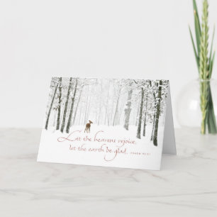 Let the Heavens Rejoice Holiday Card