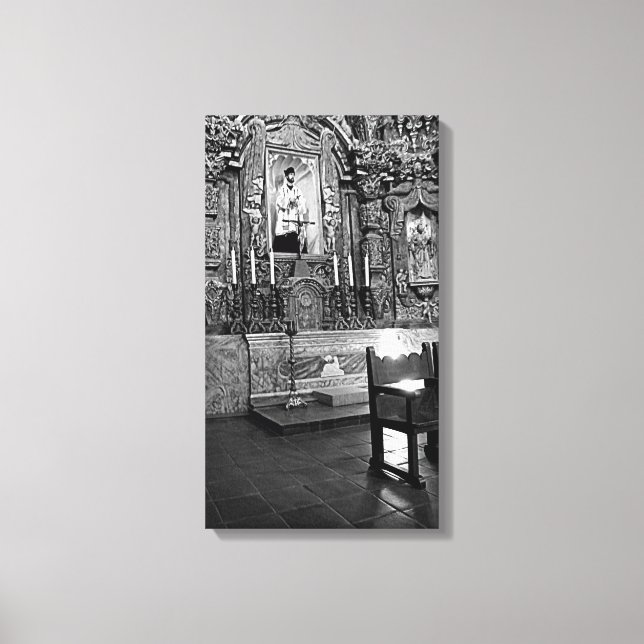Let the light shine canvas print (Front)