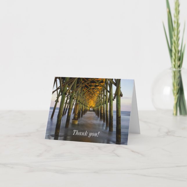 Let The Light Shine Through Thank You Card (Front)