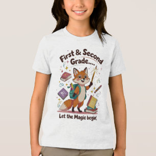Let the Magic Begin – First & Second Grade Back-to Tri-Blend Shirt
