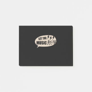 Let The Music Peak Post-it Notes