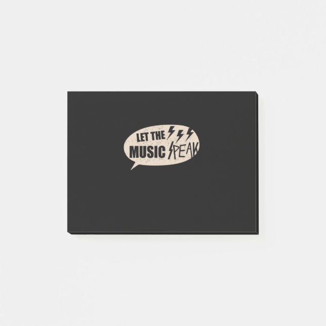 Let The Music Peak Post-it Notes (Front)