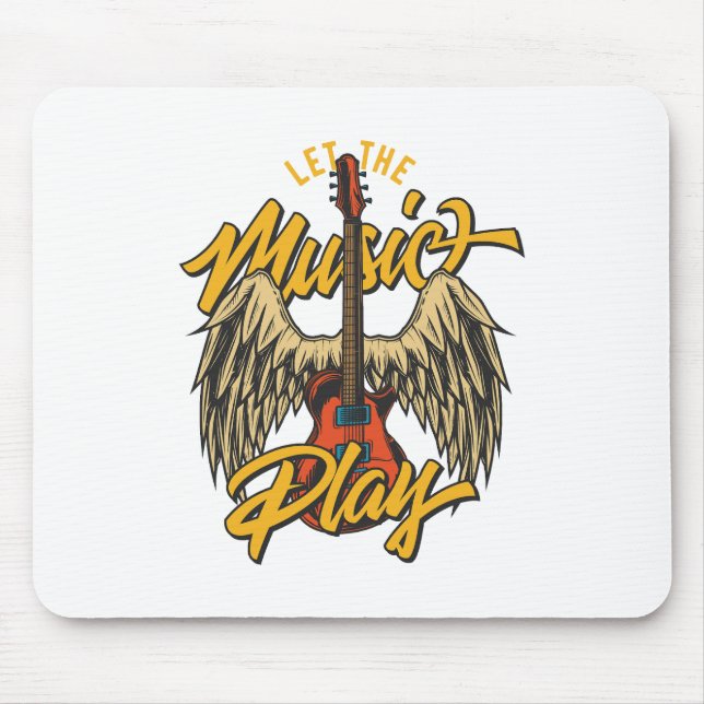 Let The Music Play Mouse Mat (Front)
