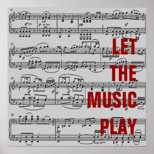 let the music play poster
