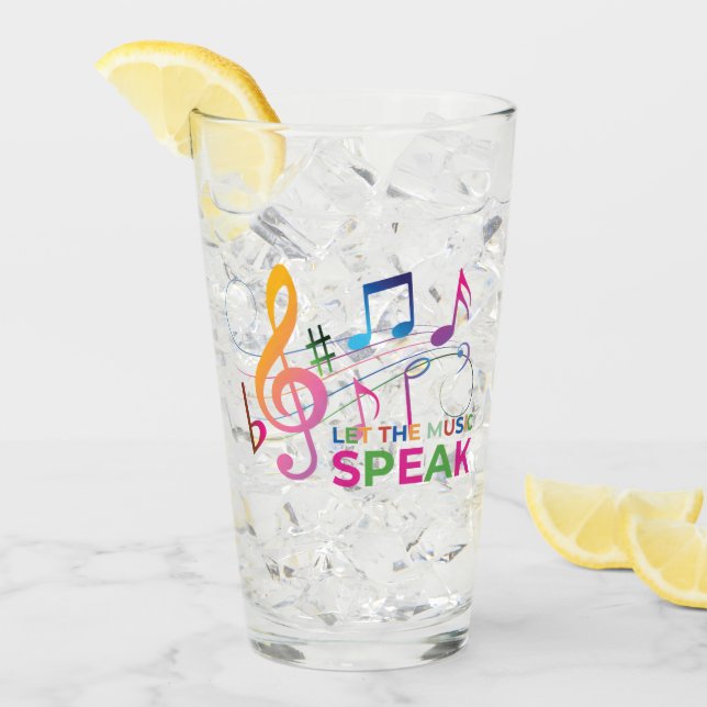 Let The Music Speak, Musical Notes Glass (Front Ice)