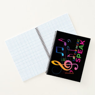 Let The Music Speak, Musical Notes Notebook