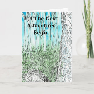 Let The Next Adventure Begin Quality Artwork Card