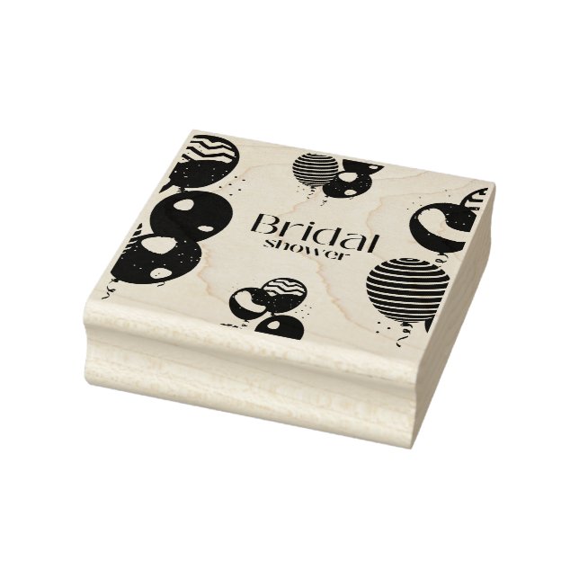 let the party begin rubber stamp (Stamp)