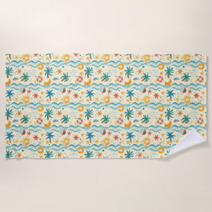 Let The Sea Set You Free And The Sun Kiss You Beach Towel