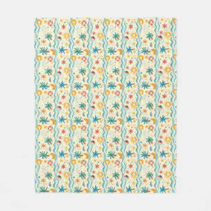 Let The Sea Set You Free And The Sun Kiss You Fleece Blanket