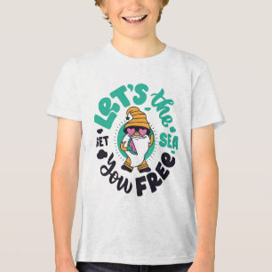 Let the Sea Set You Free Gnome Tee