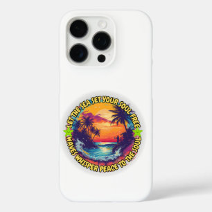 Let the Sea Set Your Soul Free iPhone 16 Pro Case