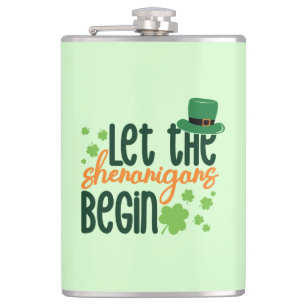 Let The Senanigans Begin-66677 Hip Flask