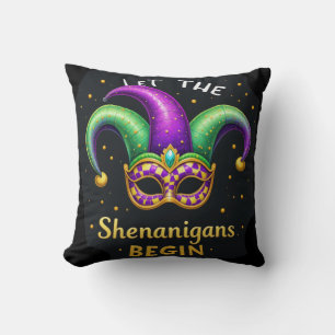 Let the Shenanigans Begin Cushion