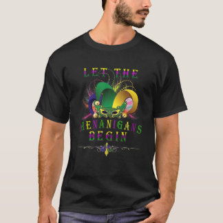 Let The Shenanigans Begin Mardi Gras 2022 Parade P T-Shirt