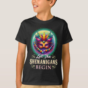 Let The Shenanigans Begin Mardi Gras Outfit For Wo T-Shirt