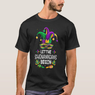 Let The Shenanigans Begin Mardi Gras S, Kids Men W T-Shirt