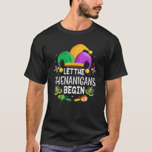 Let The Shenanigans Begin Mardi Gras S, Kids Men W T-Shirt