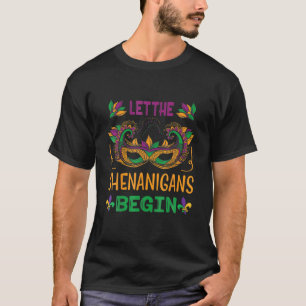 Let The Shenanigans Begin Mardi Gras S, Kids Men W T-Shirt
