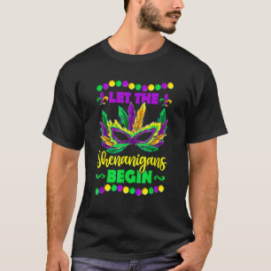 Let The Shenanigans Begin Mardi Gras Shirt Kids Me