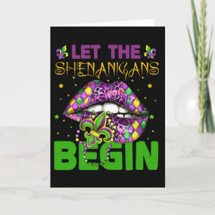 Let The Shenanigans Begin Mardi Gras Shirts2 Card