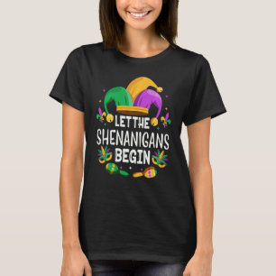 Let The Shenanigans Begin Mardi Gras Shirts, Kids T-Shirt