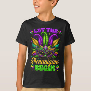 Let The Shenanigans Begin Mardi Gras Shirts Men Wo